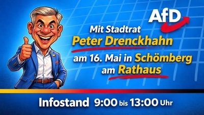 Event-Flyer AfD Infostand Schömberg 16.05.2026