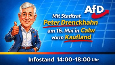 Event-Flyer AfD Infostand Calw 16.05.2026